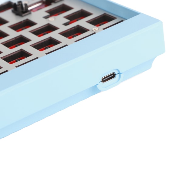 Mekaniskt tangentbordssats 84-tangenter DIY RGB Lighting Hot Swap Trådlös 2.4G BT 3.0 5.0 Typ C trådbundet anpassat tangentbord för Win Blue