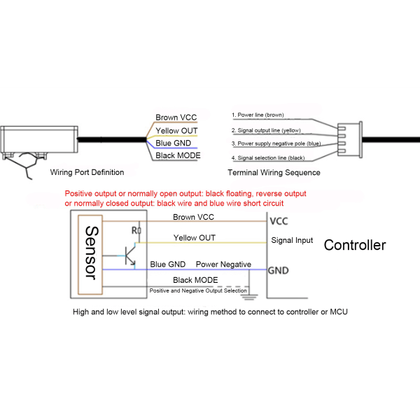 Vätskenivåsensor Beröringsfri kapacitiv vattendetektorlarm Högprecisionsdetekteringsbrytare (XKC-Y26A-PNP (5-12V))