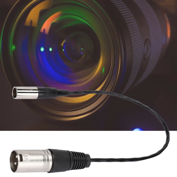Mini XLR 3PIN hane till för Canon ljudkabel för överföring av kameramikrofongränssnitt