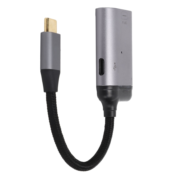 USB C till Mini DisplayPort Adapter 1.4 3.1 Converter Snabbladdning för projektor TV Monitor