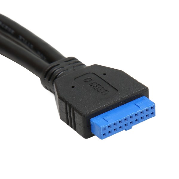 5,25-tums frontpanel 2-portars USB port Optisk enhet Frontpanel USB 3.0 till 19-stifts metall optisk enhetsfack för PC Case