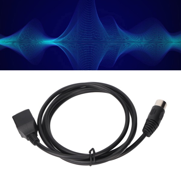 DIN 5 PIN till RJ45-kabel 4,9 fot 5-stift hane till RJ45-honkontakt Din ljudkabel för Ethernet-kablar Förstärkare Mixers