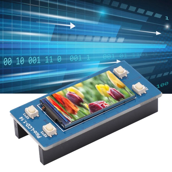 Färgskärm LCD-modul SPI 240 X 135 Upplösning för Raspberry Pi Pico 2.6 ~ 5.5V 1.14in