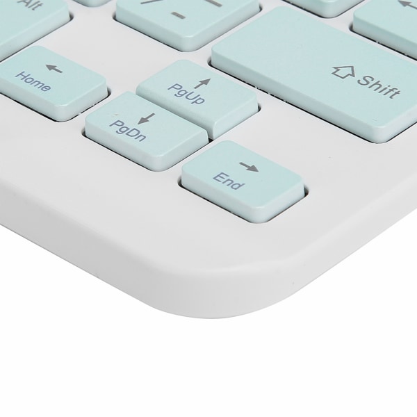 Trådlöst Bluetooth tangentbord Keycaps Skrivmaskin kompatibel med Universal Device 10inLight Green Spanish