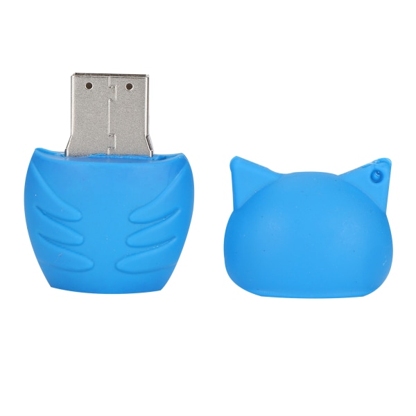 Cartoon U Disk Blue Owl Utseende Höghastighets Bulklagring Flash Drive Minnesenhet64GB