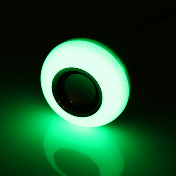 E27 12W LED RGB Bluetooth -högtalarlampa Trådlös musikspelande lampa med fjärrkontroll