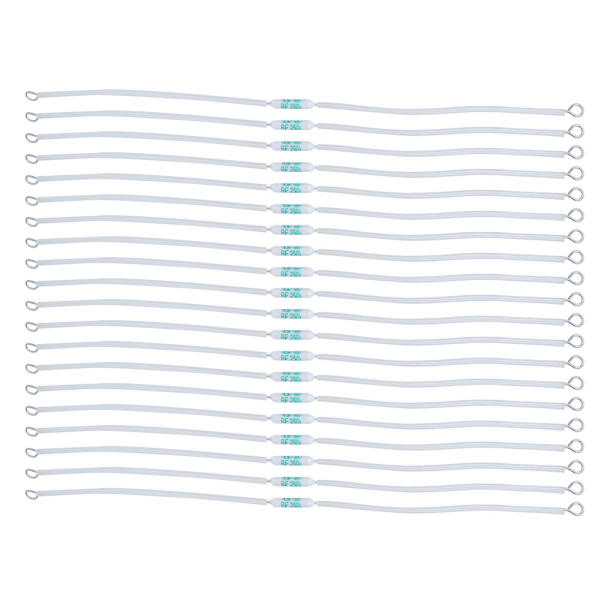 20 st 250V 10A RF keramisk säkring avstängd temperatur thermal säkring för apparater (240 mm / 9,4 tum 165 ℃)