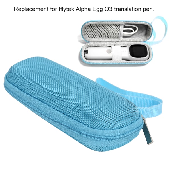 Slitsäker case för Iflytek Alpha Egg Q3 Dictionary Pen Translation PenBlue