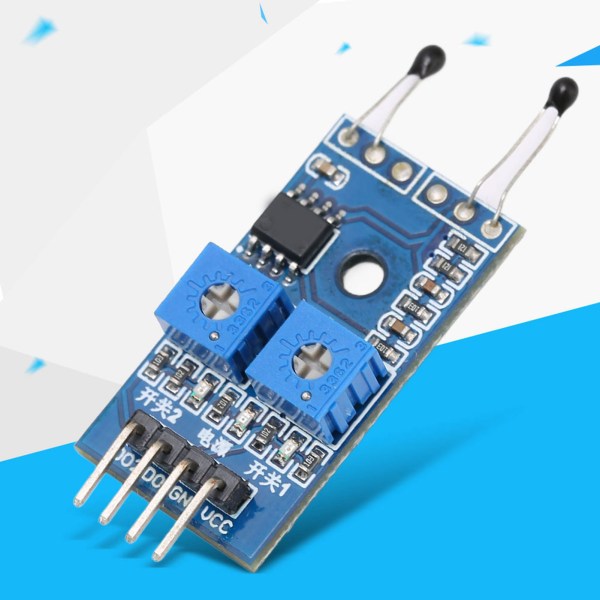 NTC thermal sensormodul 2-kanals temperaturkontrollkretskorts elektroniska moduler