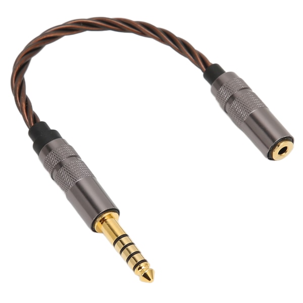 4,4 mm till 2,5 mm balanserad kabel hane till hona Guldpläterad plugg Hörlursadapterkabel för telefoner Hörlurar Högtalare