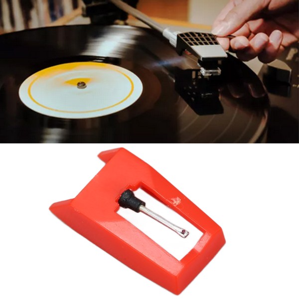 4st skivspelare Stylus skivspelarenål med case för vinylskivspelare fonografaluminiumstång