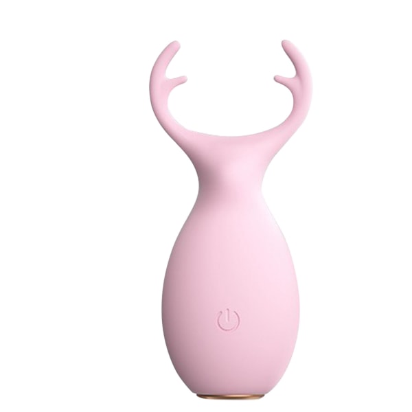 Massagemaskin för kvinnor Tecknad djurformad USB uppladdningsbar kvinnlig vibrationsmassager typ C