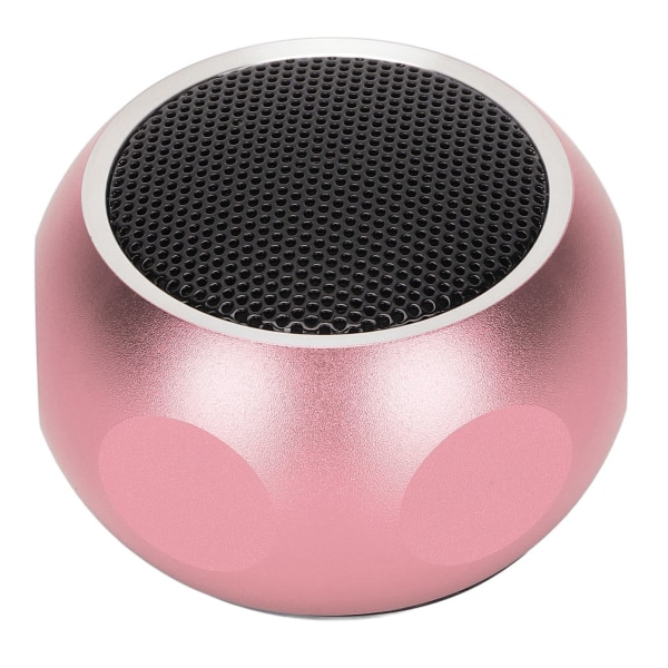 Mini Bärbar Bluetooth högtalare Söt liten trådlös högtalare med snodd för duschcykel Bil TravelPink