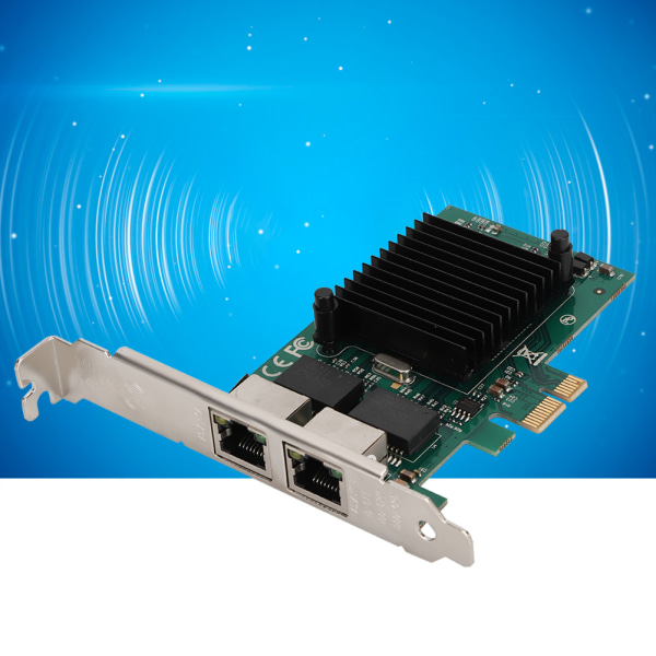 PCI-E X1 1000Mbps dubbelport Gigabit Ethernet-nätverkskort