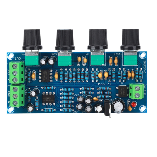 Preamp Tone Board Enkel power Elförsörjning Fever Grade för NE5532 förstärkare