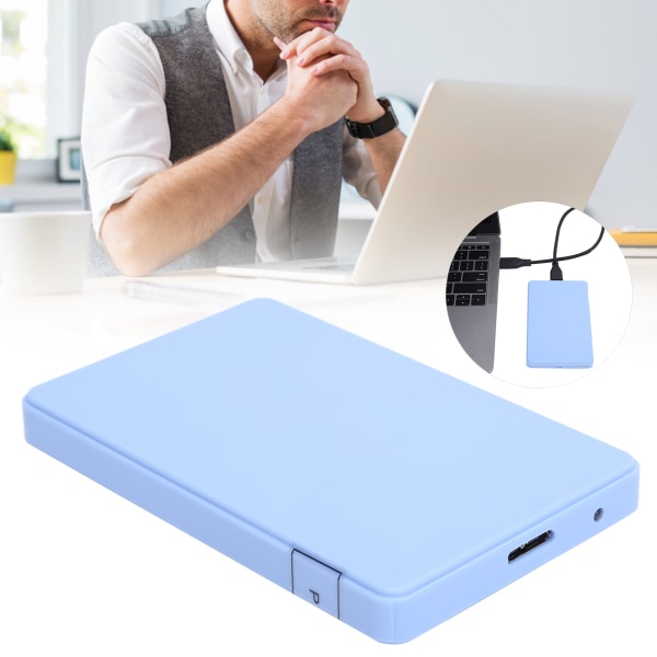 Hårdlagringsdisk USB3.0 Extern Mobil 2,5-tums bärbar hårddisk Datortillbehör Blue250GB
