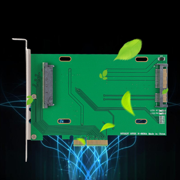 PCIe x4 till 2,5-tums NVMe U.2 SSD SF8639 Riser Card för Intel 750 P3700/Samsung PM963