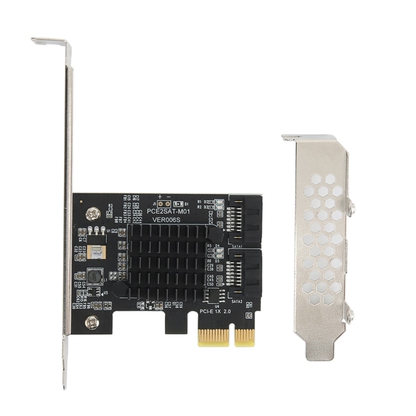 PCIE till 2-portars SATA 3.0-expansionskort PCI Express SATA-adapterstöd AHCI1.0 IDE-läge