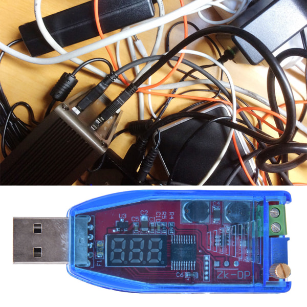DC DC Power Supply Regulator Module USB Justerbar Potentiometer Step Up Down Converter Module