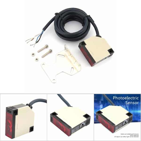 Fotoelektrisk sensoromkopplare Spegelreflektionssensor E3JK-DS30M2 (normal stängning)