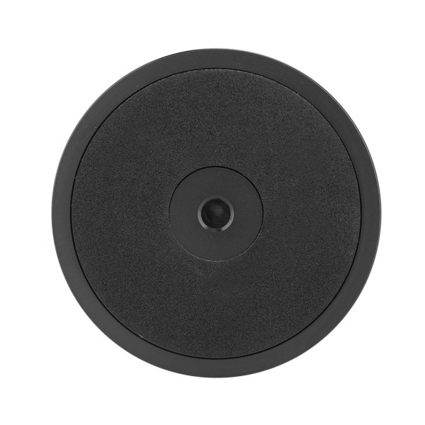 Slitstark aluminiumrekordviktsklämma för LP Vinyl Metal Disc Stabilizer (svart)