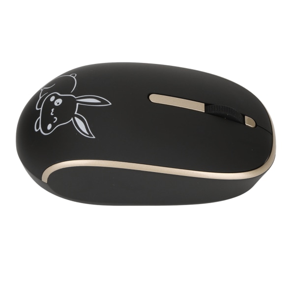 Trådlös typ C mus 1200DPI Mute Button USB Dual Receiver USB C Mus med sött kaninmönster för företagskontor
