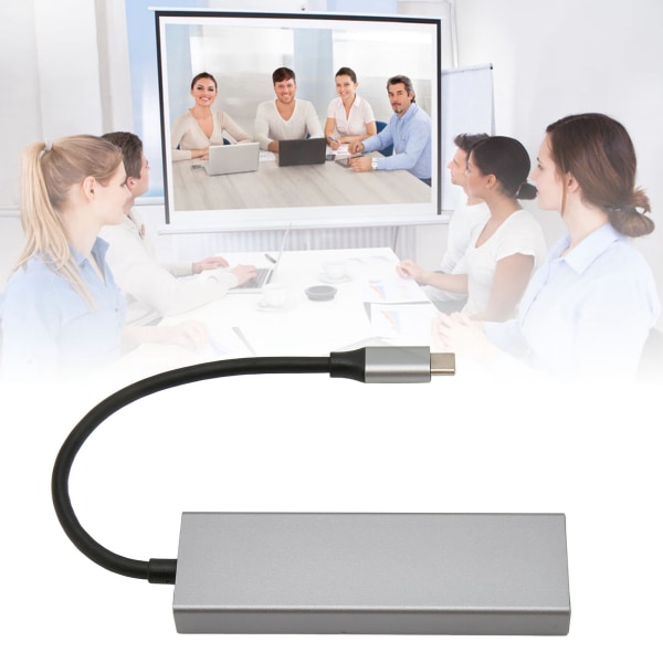5 i 1 USB C Hub med USB3.0 USB2.0 lagringskortplats Minneskortplats HD Multimedia Interface Multiport Adapter för IOS Tablet