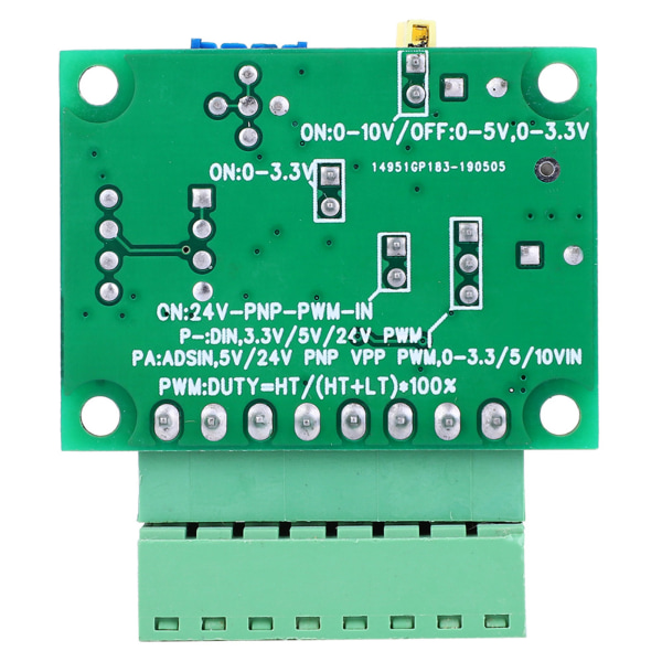 Konverteringsmodul Multifunktionell PWM-signal till 0-20MA 0-3,3V/0-5V/0-10V Spänning till 0-20MA