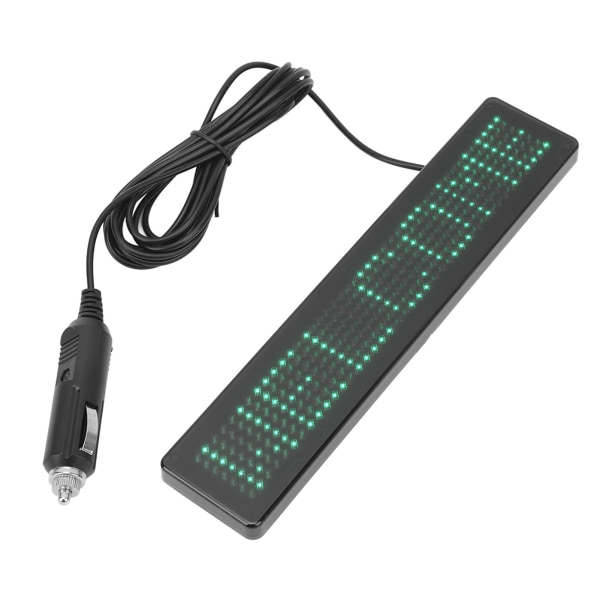 LED Matrix Panel Fjärrkontroll Programmerbar rullande LED-skylt för butiksbil Bar Hotel Z741G Grön