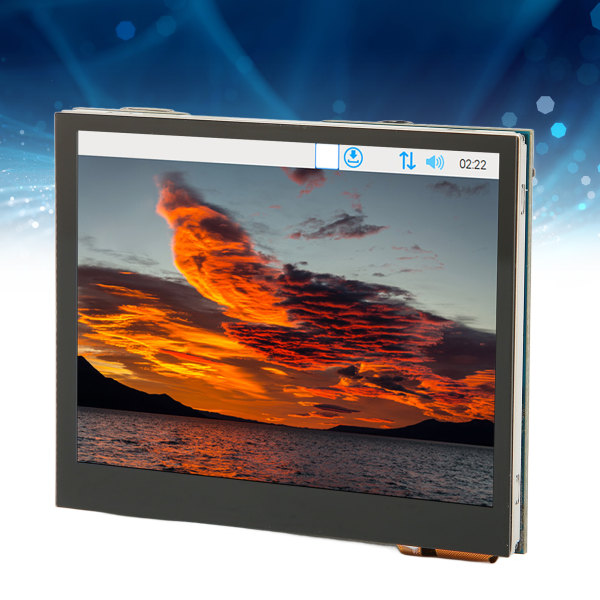 3,5 tum kapacitiv pekskärm USB Typ C I2C 5 Point Touch 640x480 IPS-skärm Pekskärm LCD-skärm för RPi