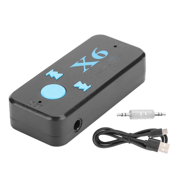 Car Wireless Bluetooth5.0 Receiver 3.5 Interface Support Play Minneskortläsare Utrustning Tillbehör