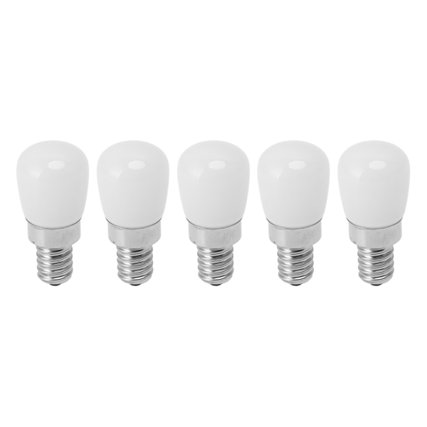 5st LED Kylskåpslampa Kylskåpslampa E12 för frys Hembelysning Energisparande 120V Vitt ljus