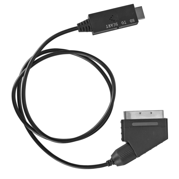 HD Multimedia Interface till Scart-kabel Stöd PAL NTSC HD till Scart Converter Adapter Kabel för TV VHS VCR DVD