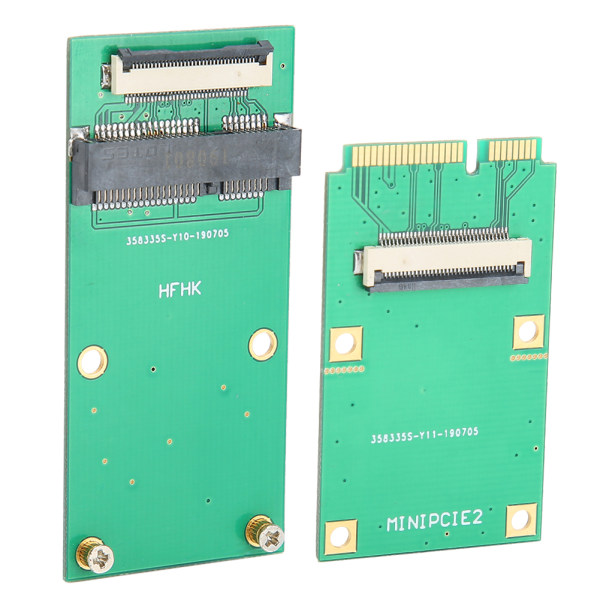 Mini PCIE WIFI trådlöst kort Grön ABS mSATA SSD SATA MINI PCIE SSD förlängningskabel