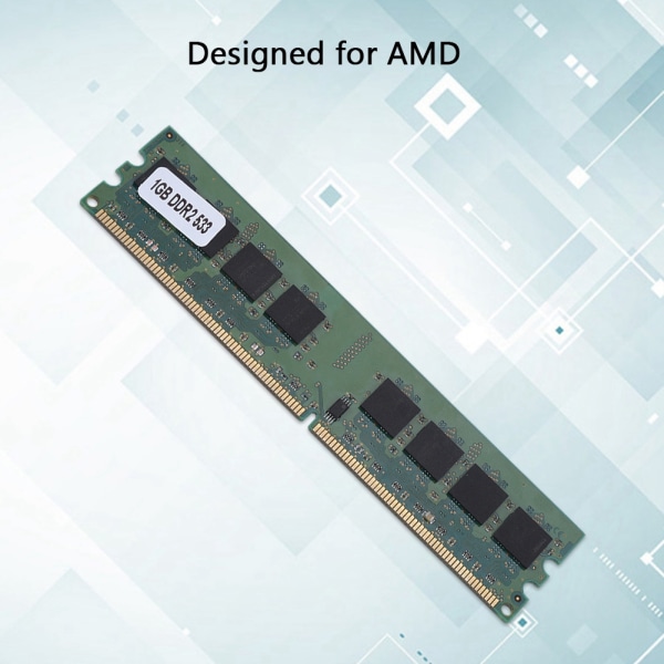 533MHz snabb dataöverföring DDR2-minnesmodul Stor 1GB 240-stifts DDR2 för AMD