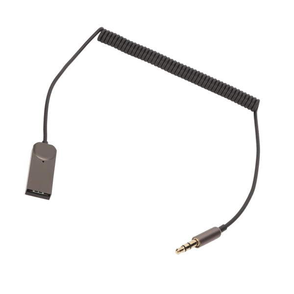 Bluetooth Aux Adapter Multifunktionell Inbyggd mikrofon USB till 3,5 mm jack trådlös biladapter för bil hemma stereohögtalare