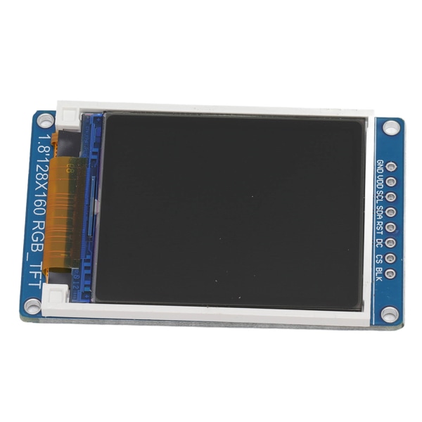 Färg LCD-skärm 1,8 tum SPI-gränssnitt 128 X 160 TFT LCD-färgskärm för Single Chip Mikrodator