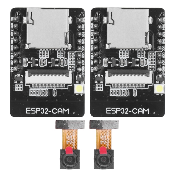 2st ESP32 CAM-utvecklingsmodul WiFi Bluetooth 2 i 1 kamerakort elektronisk komponent