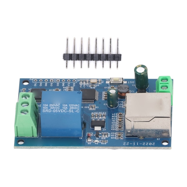 Nätverksrelämodul RTU 1 Way Wired Ethernet LAN Control PCB Elektroniska komponenter