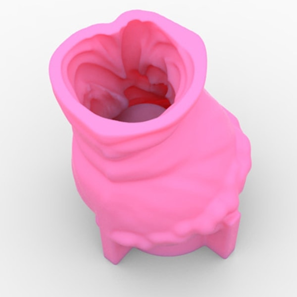 Liten suckulent blomkruka form Liten blomkruka molds Krans flicka DIY 3D Creative pennhållare