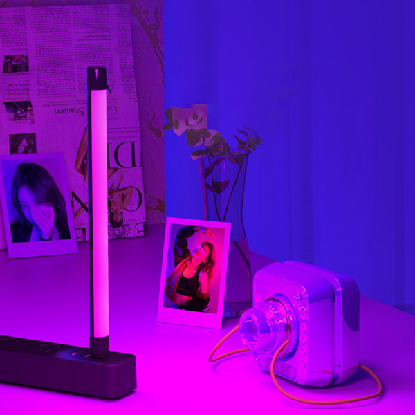 LED Fill Light Bärbar RGB Färgglad Nattljus Fotografi Belysning Stick USB driven Selfie-lampa
