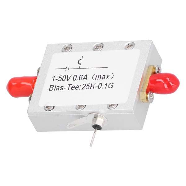 RF Isolerad kondensator Bias Tee Blocker Elektroniska komponenter 25K‑100MHz DC 1‑50V