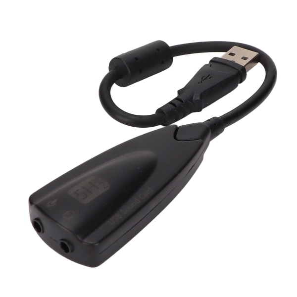 Ljudkort Virtual 7.1 Plus Plug and Play USB Stereo Ljudkort Hörlursadapter för stationär bärbar dator