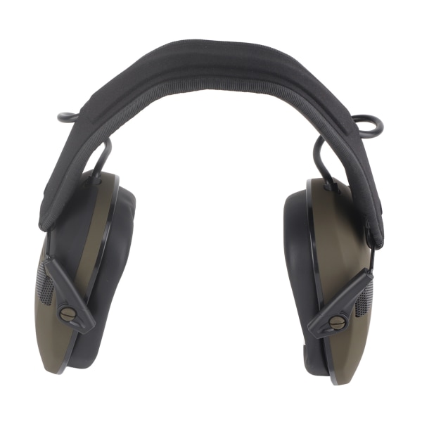 Elektroniska hörselkåpor Hörselskydd NRR 22dB 3,5 mm Säkerhetshörlurar med högtalarfunktion för fotografering OD Grön