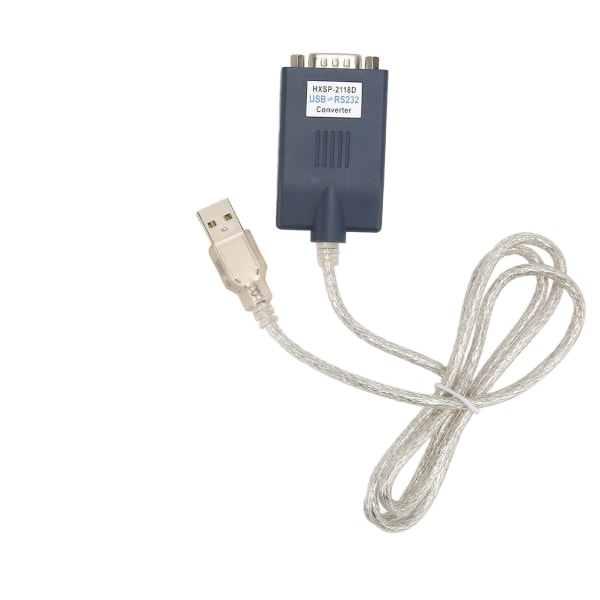 USB 2.0 till RS232-adapter Plug and Play Wide-kompatibel enkel anslutning USB till RS232-omvandlare för bärbar kameratelefon