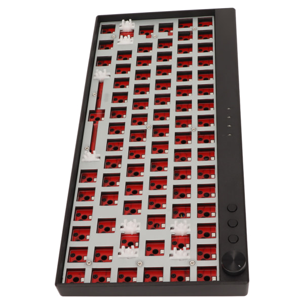 Mekaniskt tangentbordssats 84-tangenter DIY RGB Lighting Hot Swap Wireless 2.4G BT 3.0 5.0 Typ C trådbundet anpassat tangentbord för Win Black