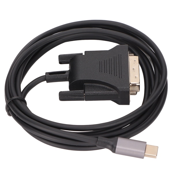 USB C 3.1 till DVI-kabel 190 cm/74.8 tum klar stabil typ C till DVI-kabeladapter för MacBook TV Smartphone