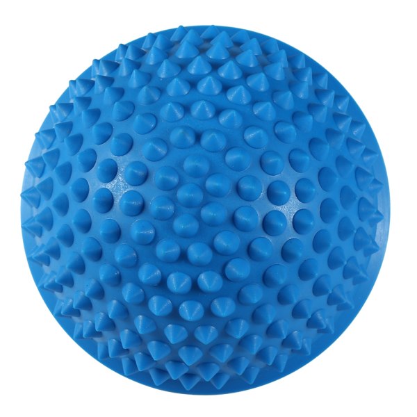 Halvrunda PVC-massageboll Yogabollar Fitness Träningsgymnastikmassager (blå)