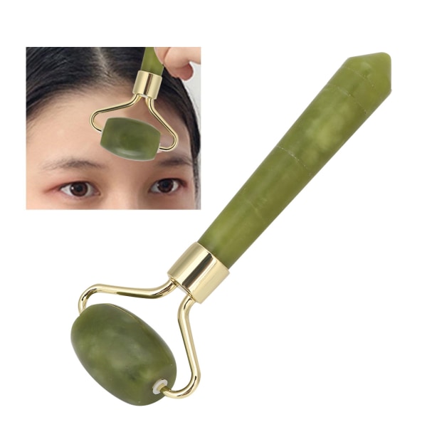 Naturlig Jade Facial Slimming Roller Massage Anti Wrinkle Anti Aging Beauty Skin Care Tool