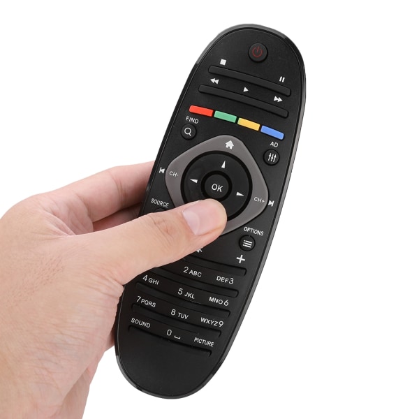 Hållbar ABS Stabil Enkel att använda Känslig Byt ut Smart TV-fjärrkontroll Universal för Philips